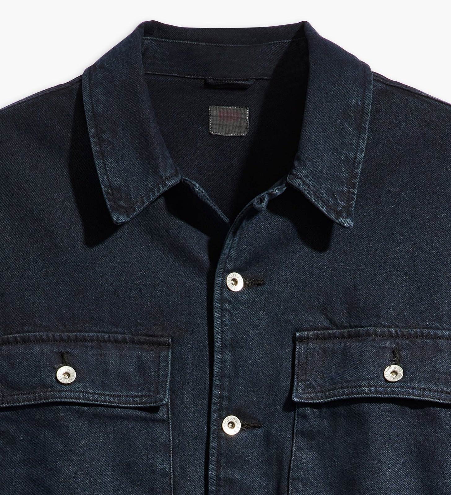 levi's® men's masonic patch pocket overshirt A57210004M- Wes Blue Black Overdye - Black – Levi's Hong Kong