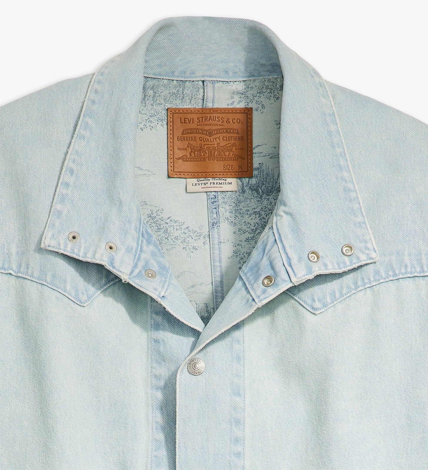 levi's® men's western denim coat A71360000S- Toile Indigo First Take – Levi's Hong Kong