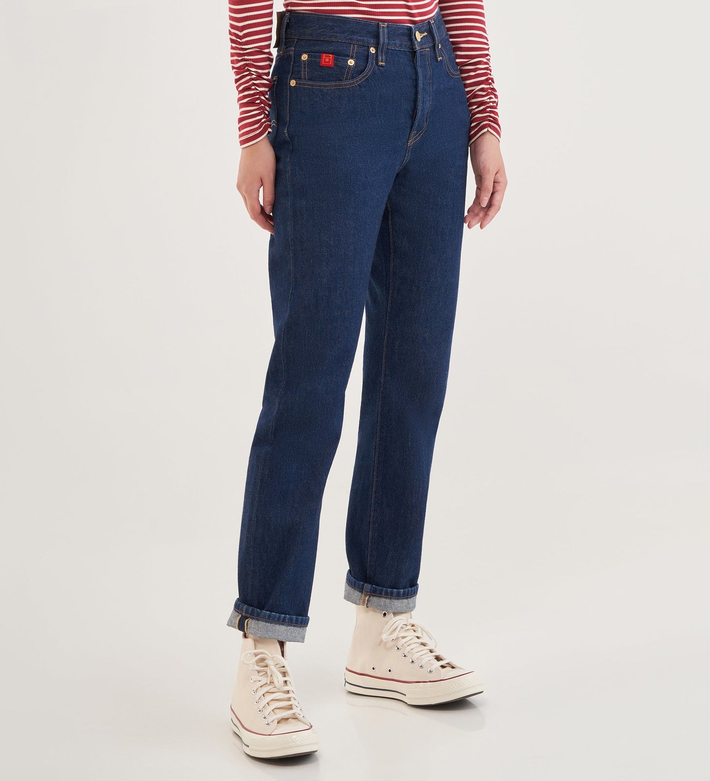 levi's®  501® 經典原創牛仔褲| 女裝 1250104992428 Cny Gold Rinse - Dark Indigo - Flat Finish – Levi's 香港