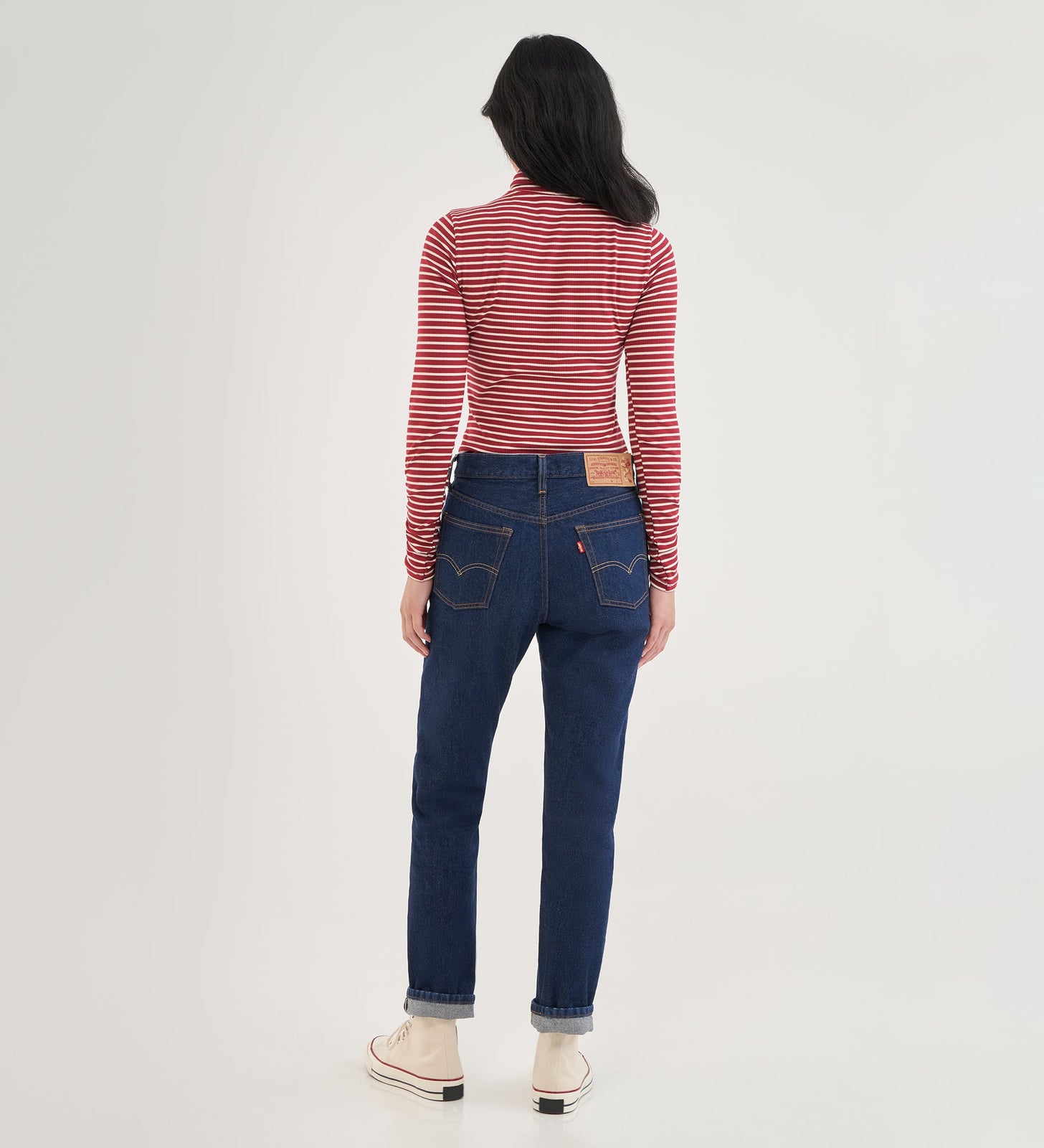 levi's®  501® 經典原創牛仔褲| 女裝 1250104992428 Cny Gold Rinse - Dark Indigo - Flat Finish – Levi's 香港