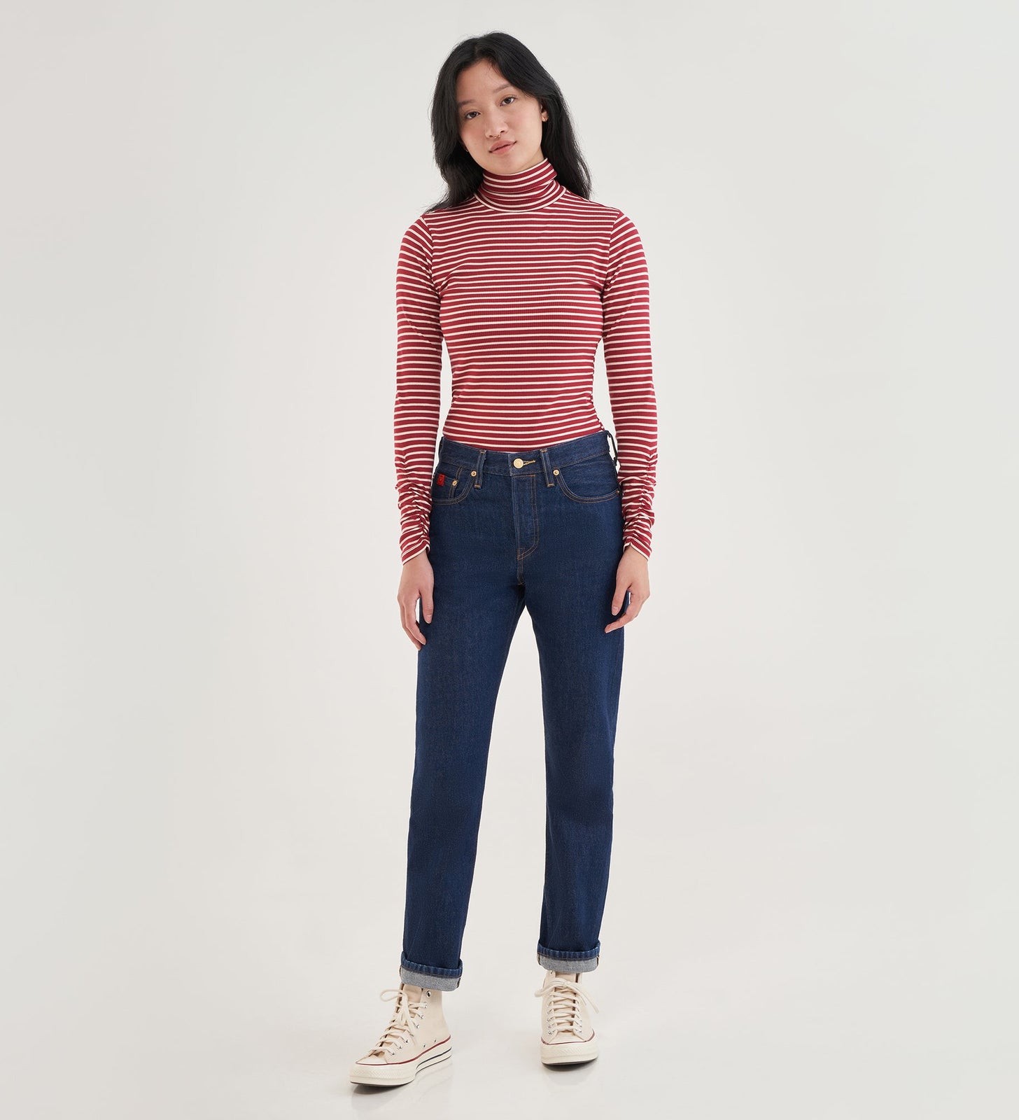 levi's®  501® 經典原創牛仔褲| 女裝 1250104992428 Cny Gold Rinse - Dark Indigo - Flat Finish – Levi's 香港