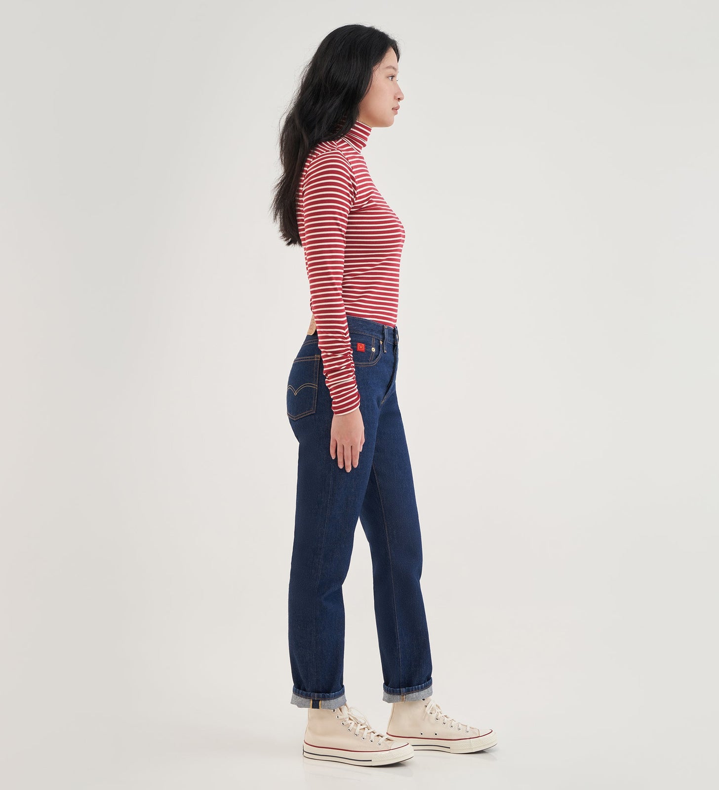 levi's®  501® 經典原創牛仔褲| 女裝 1250104992428 Cny Gold Rinse - Dark Indigo - Flat Finish – Levi's 香港