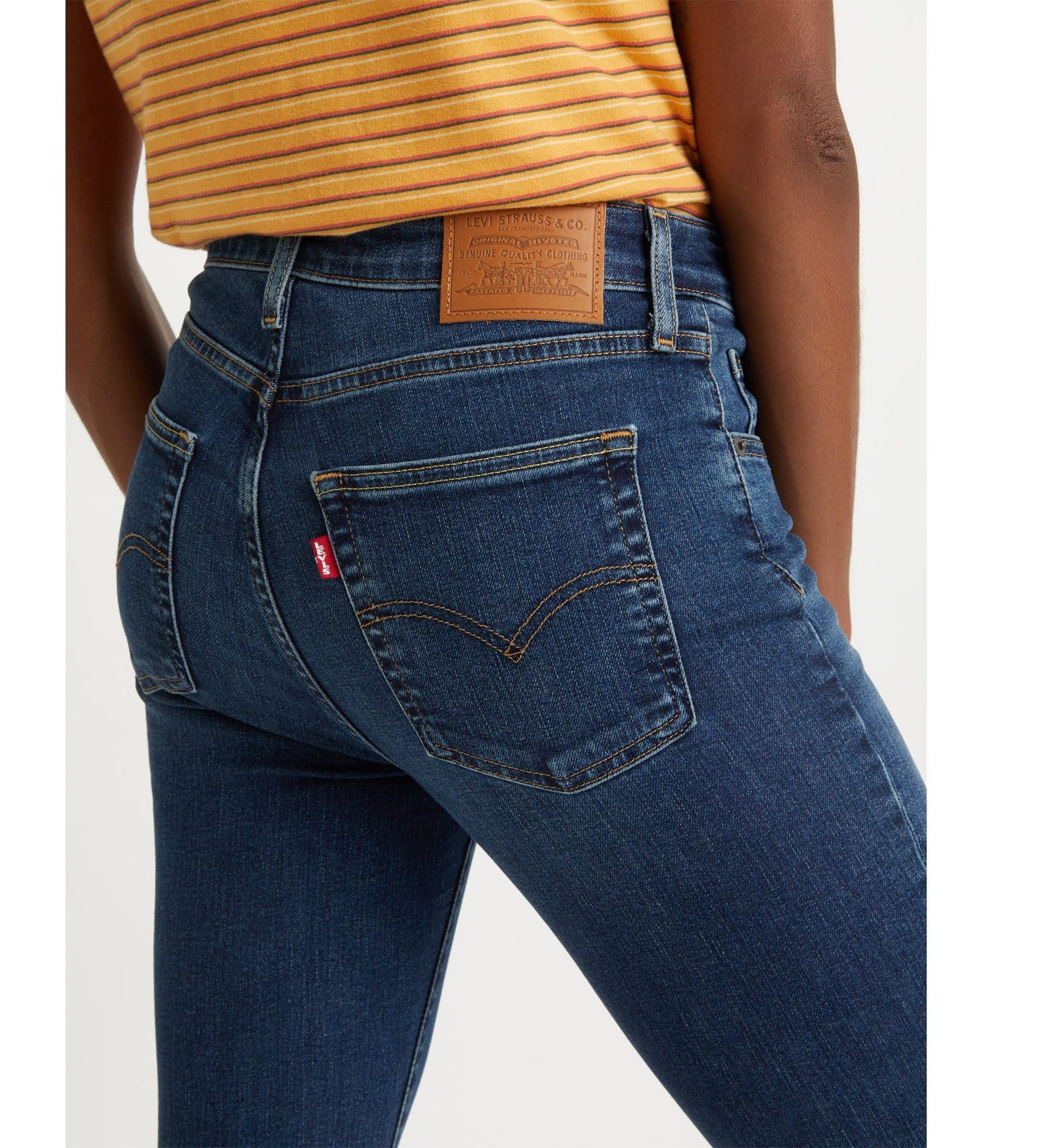 levi’s® women's 725 high-rise bootcut jeans 1875901152430 Blue Wave Dark – Levi's Hong Kong