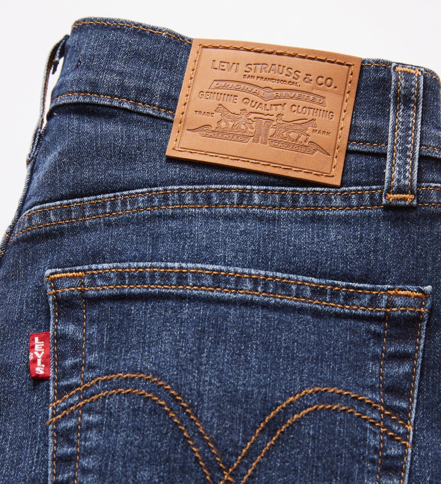levi's® 高腰男友 boyfriend 牛仔褲 | 女裝 8587301302427 Cool I Am In Paradise - Dark Indigo - Worn In – Levi's 香港