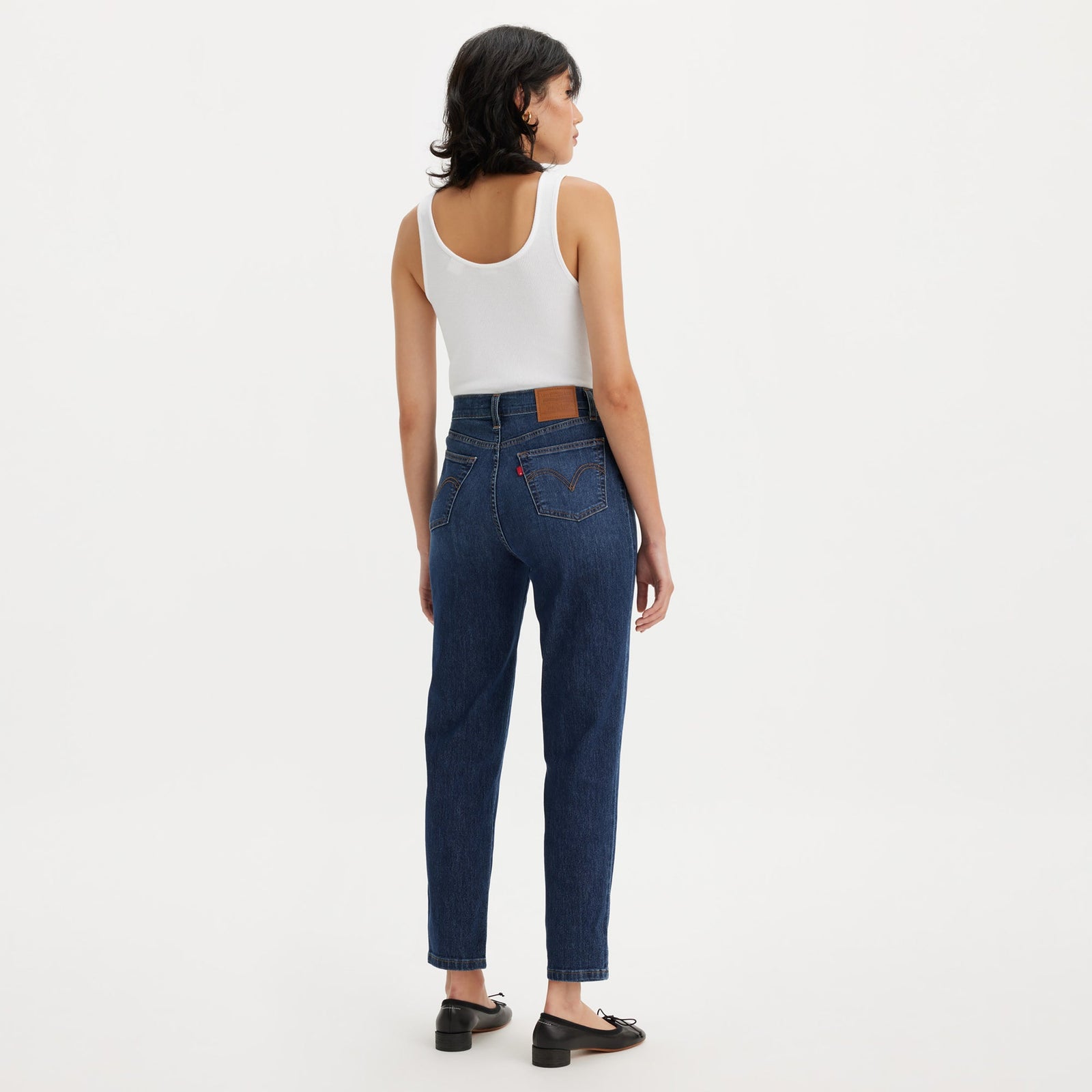 levi's® women's high-rise boyfriend jeans 8587301302427 Cool I Am In Paradise - Dark Indigo - Worn In – Levi's Hong Kong