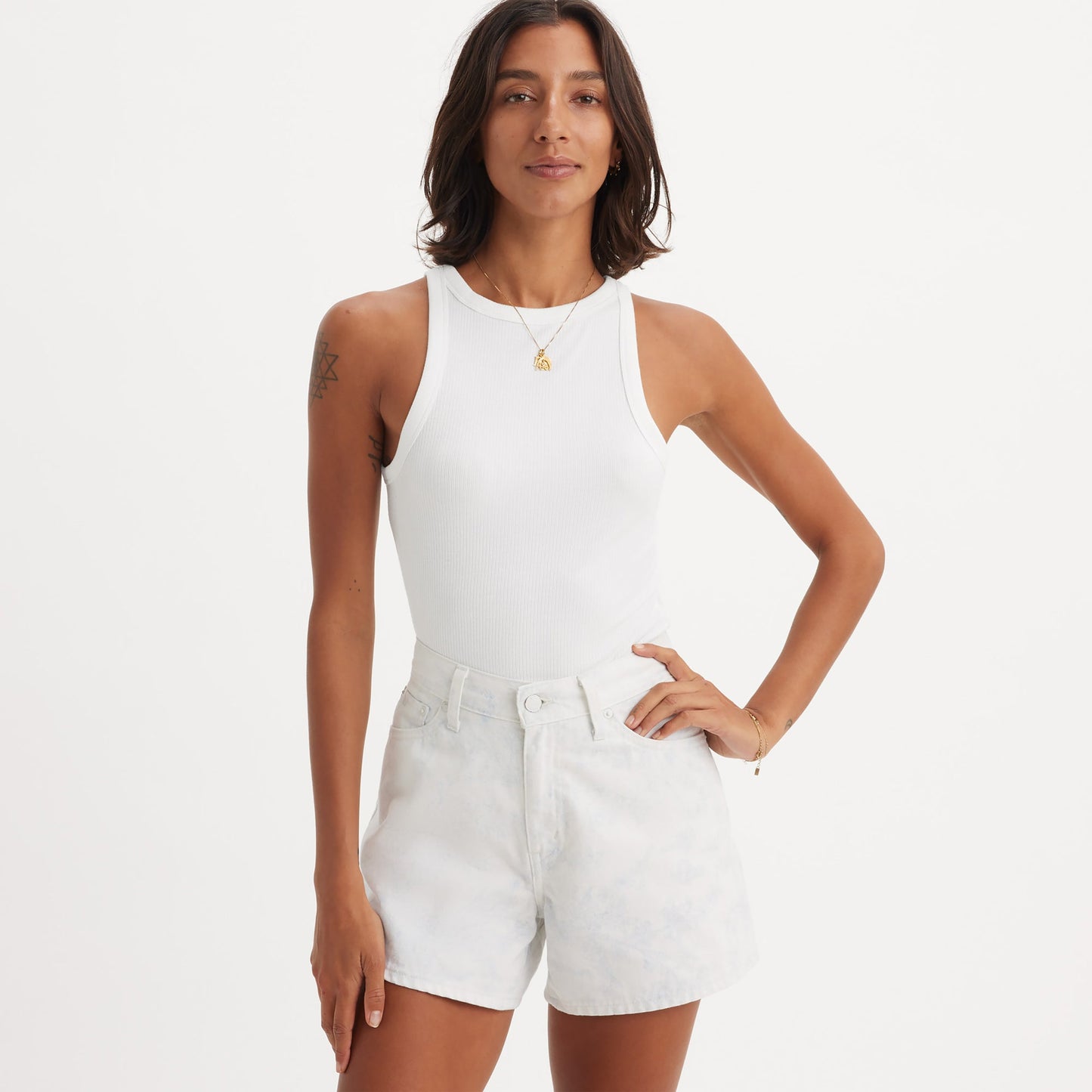 Levi's® WellThread® 女士 '80s Mom 短褲| 女裝