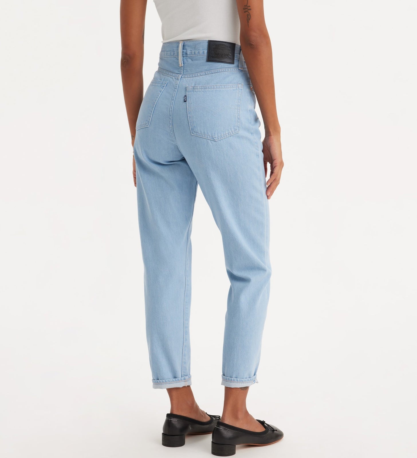 levi's® moj 日本製高腰男友 boyfriend 牛仔褲 | 女裝 A589300032527 MOJ Shinsenna – Levi's 香港