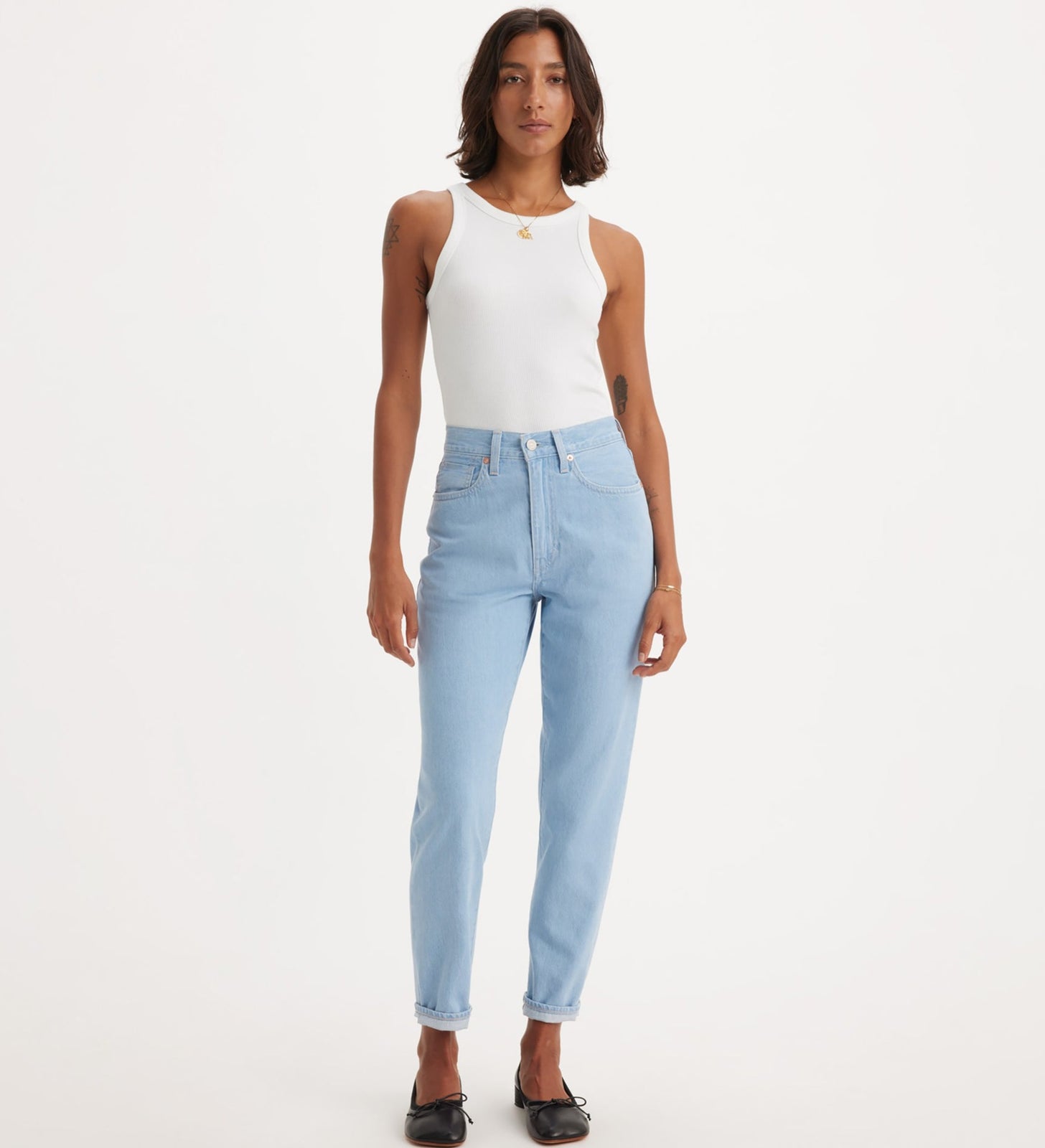 levi's® moj 日本製高腰男友 boyfriend 牛仔褲 | 女裝 A589300032527 MOJ Shinsenna – Levi's 香港