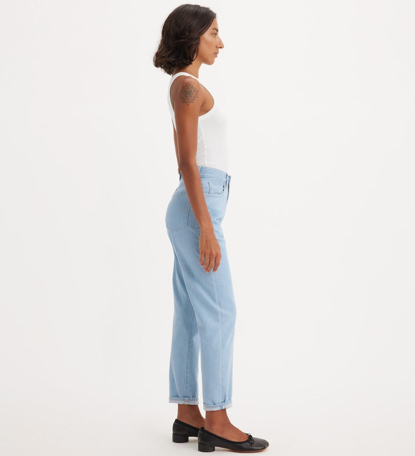 levi's® moj 日本製高腰男友 boyfriend 牛仔褲 | 女裝 A589300032527 MOJ Shinsenna – Levi's 香港