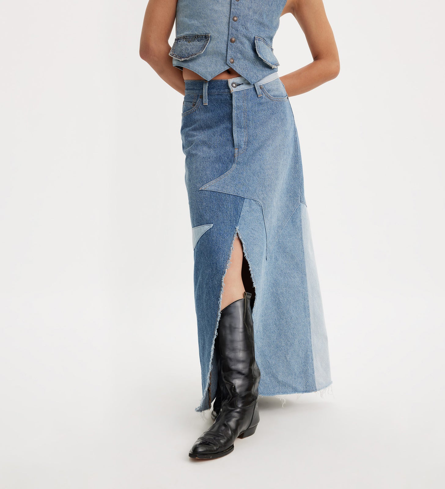 levi's® women's icon long skirt A83950000XS- Giddy Up – Levi's Hong Kong