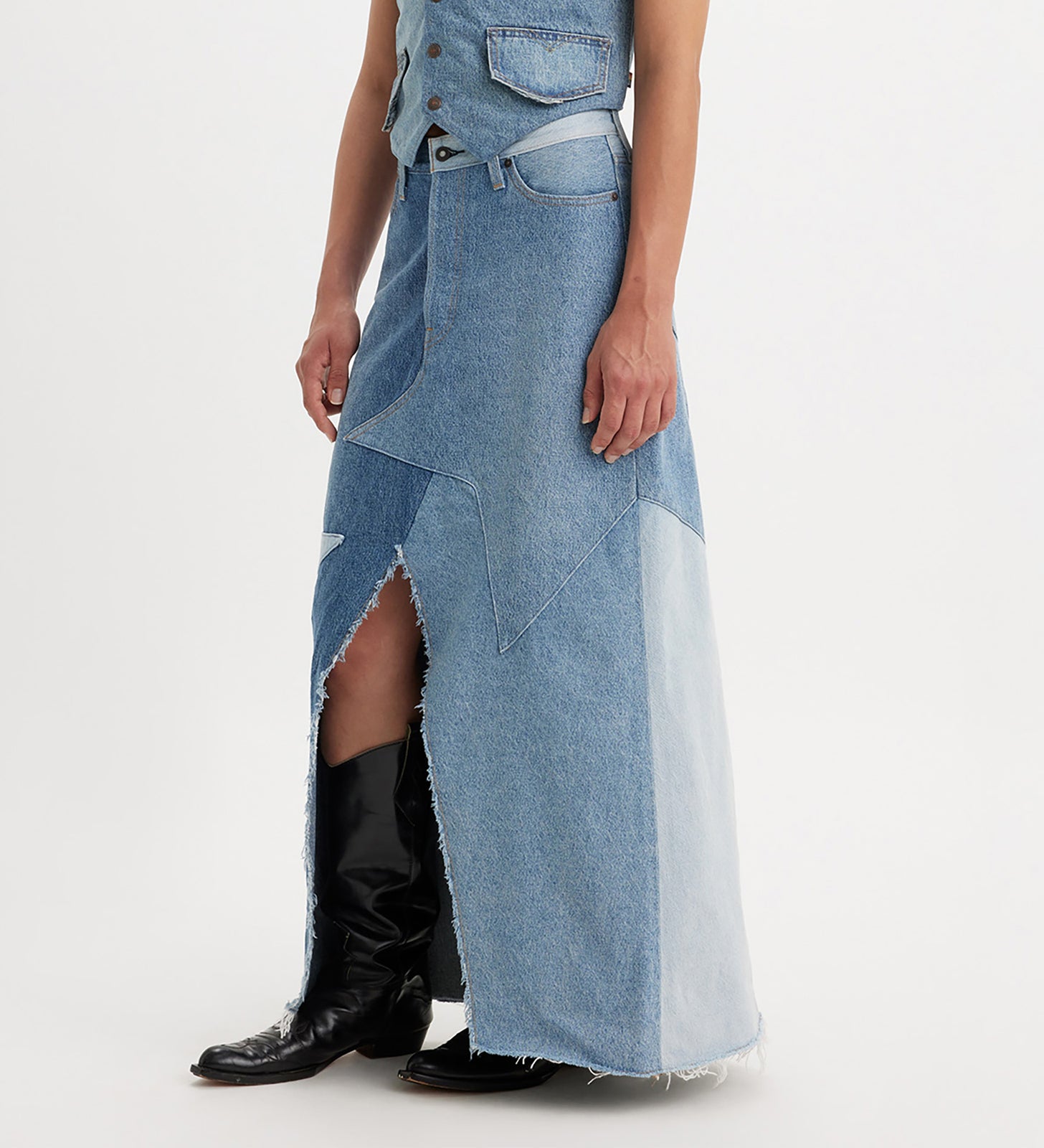levi's® women's icon long skirt A83950000XS- Giddy Up – Levi's Hong Kong
