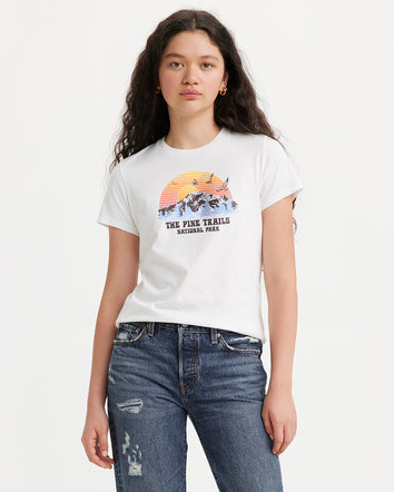 levi's® women's perfect t-shirt 173692706XS- White  – Levi's Hong Kong