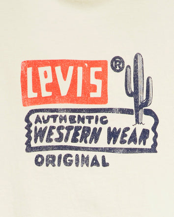 levi's® 女士經典圖案印花tee A22260071XS- Authentic Western Wear Egret - White  – Levi's 香港