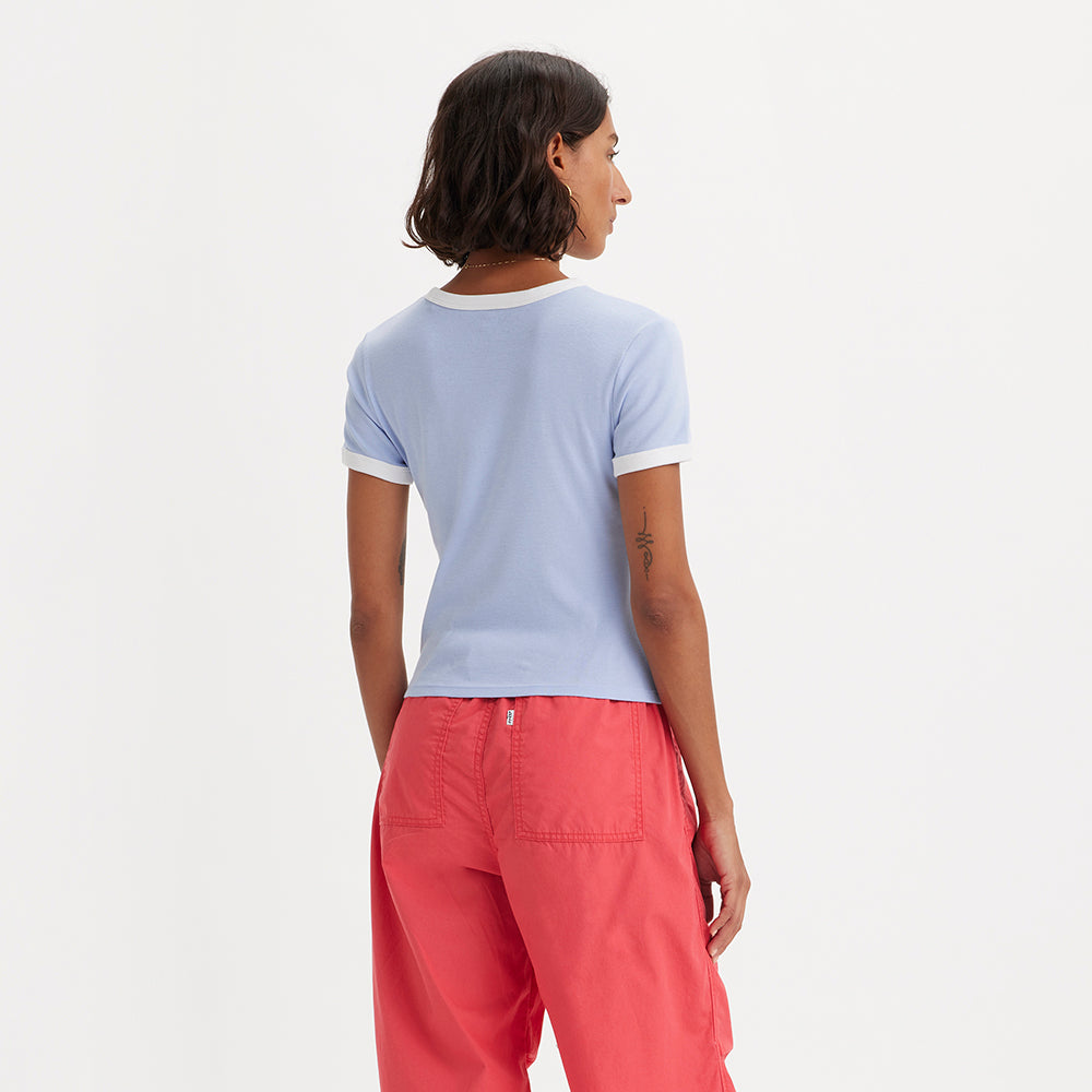 levi's® rickie 圖案t恤 | 女裝 A35190016XS- Blue – Levi's 香港