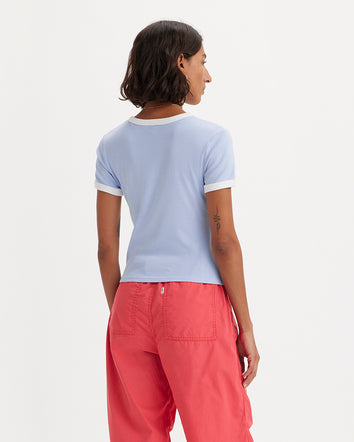 levi's® women's graphic rickie t-shirt A35190016S- Blue  – Levi's Hong Kong