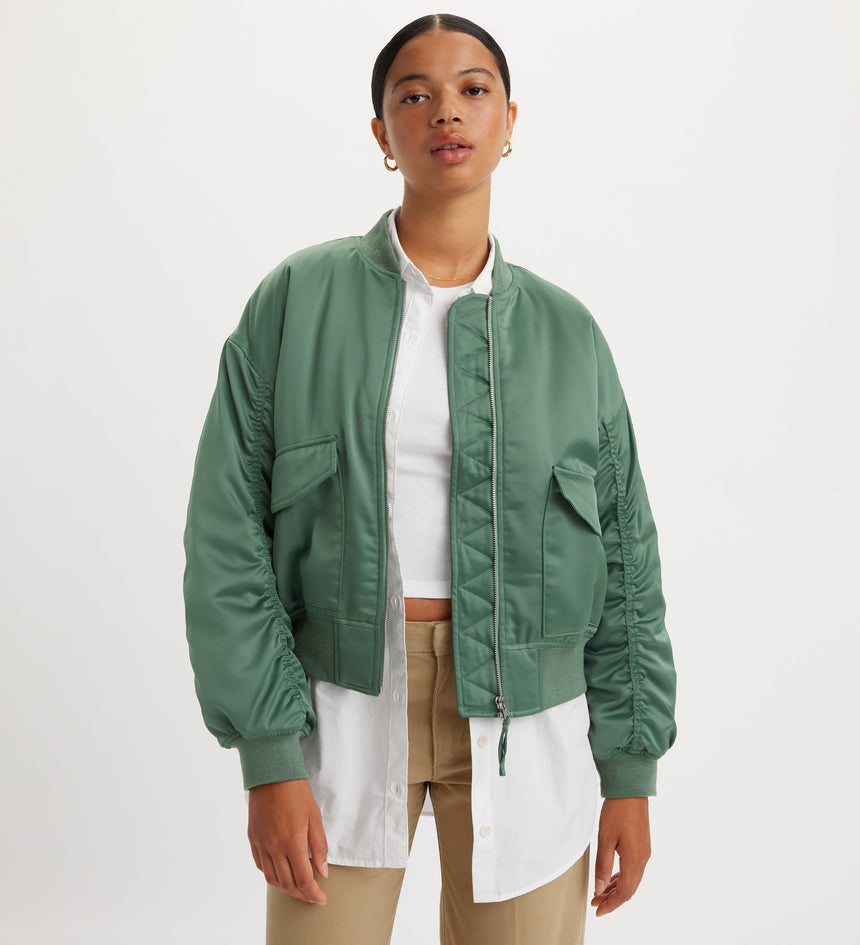 levi's® andy tech 外套 | 女裝 A72620004XS- Dark Forest – Levi's 香港