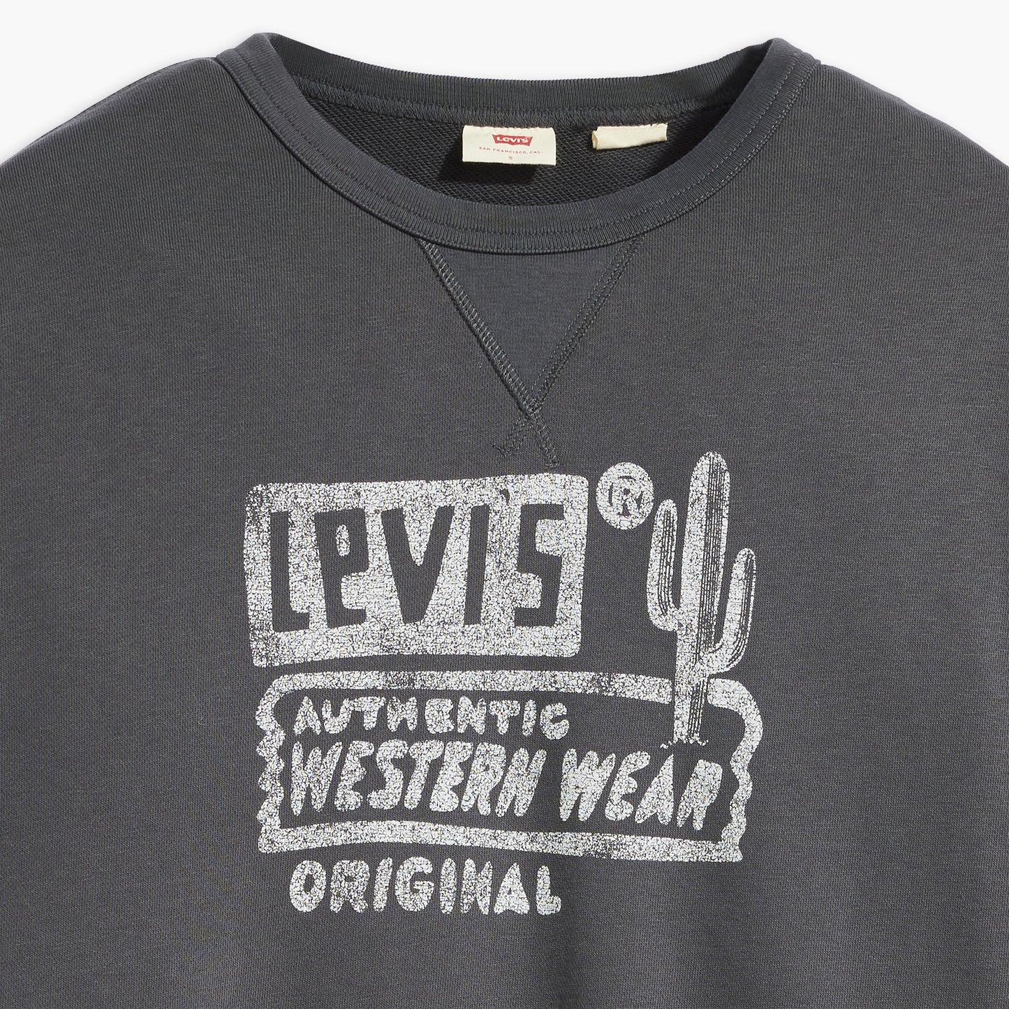 Levi's® 圖案標誌性圓領運動衫 | 女裝
