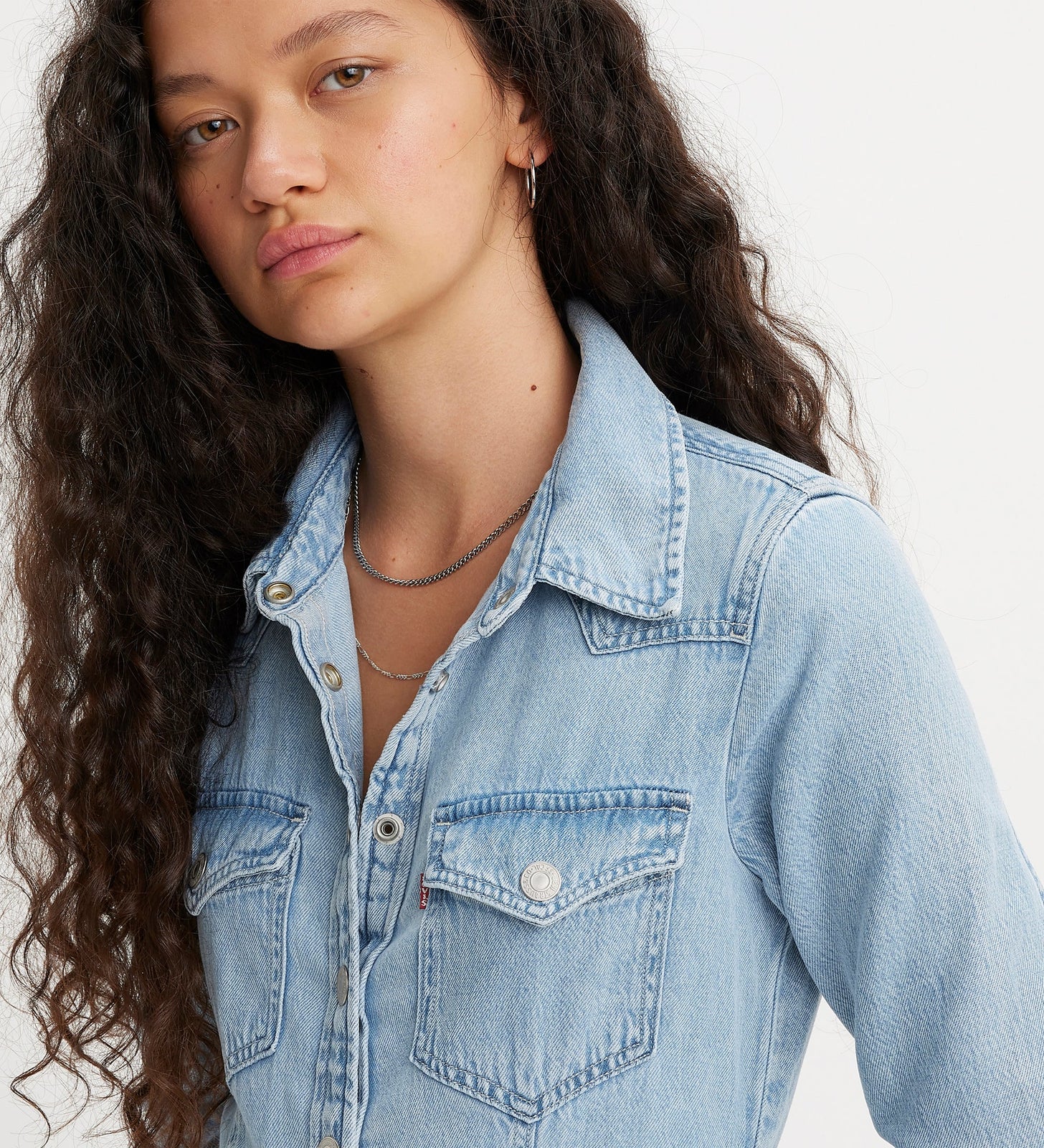 levi's® 牛仔西式連身裙 | 女裝 A75650001XXS- Medium Indigo - Worn In - Blue – Levi's 香港