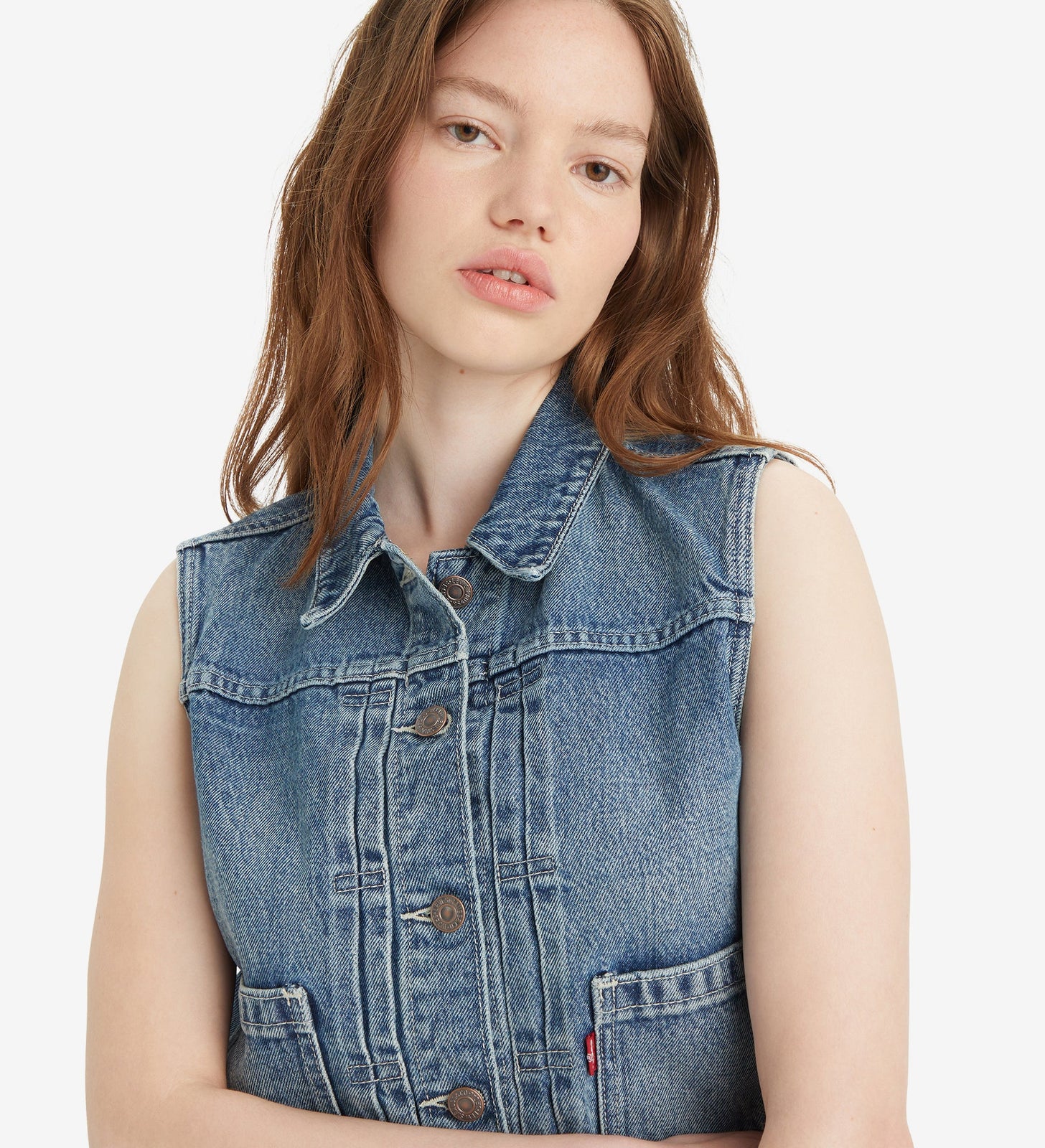 levi's® 工裝背心| 女裝 A75890000XXS- Ironically Happy Trucker – Levi's 香港