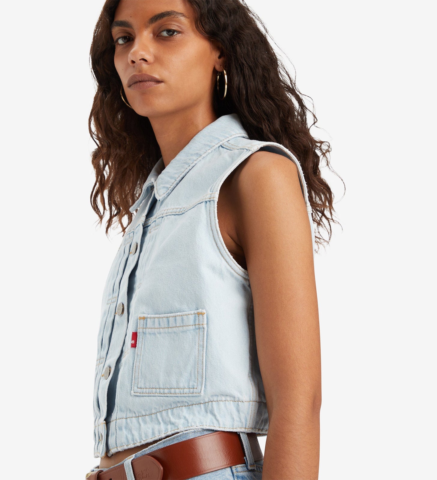 levi's® women's utility vest A75890001XXS- Sugar Cube – Levi's Hong Kong