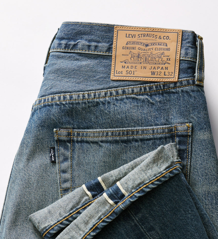 levi’s® 80年代日本製 501®牛仔褲| 男裝 A587500083132 Mij Blu Weave – Levi's 香港