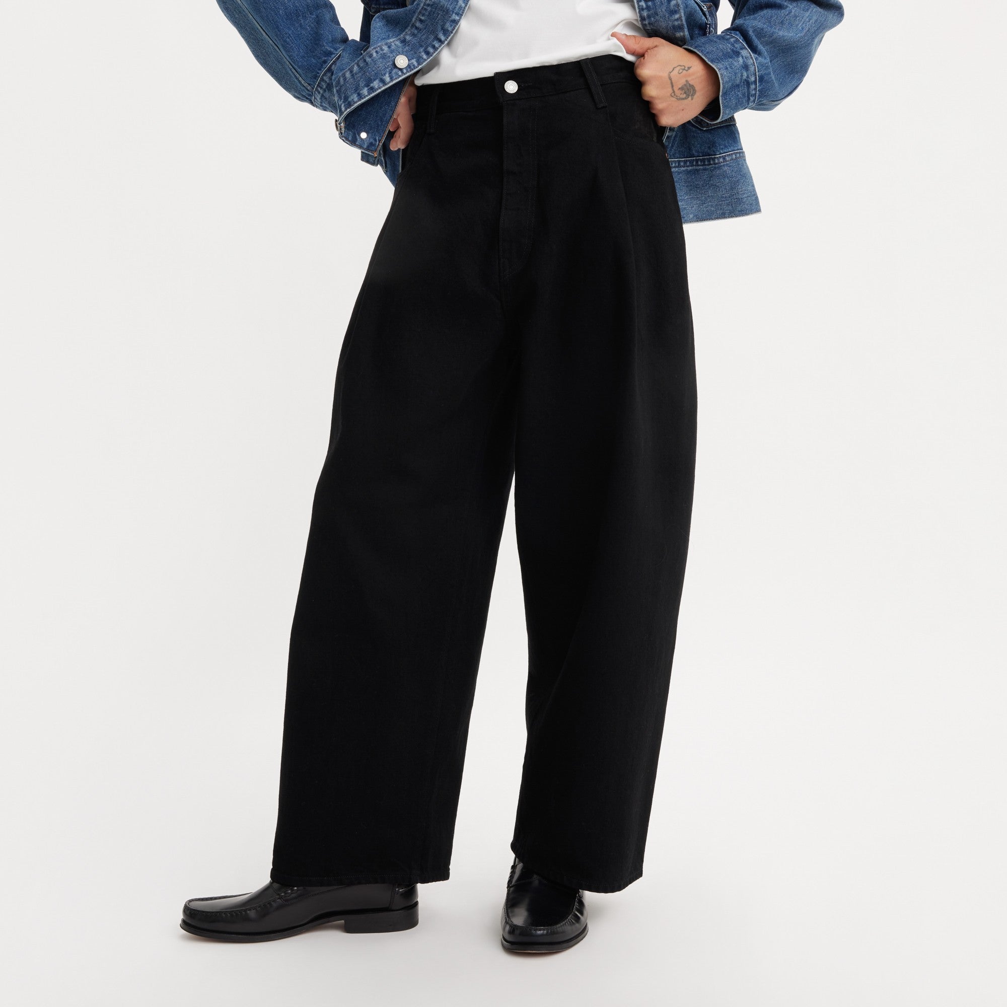 Levi's® Men's Made Of Japan Denim Wide-Leg Pleat Jeans Moj