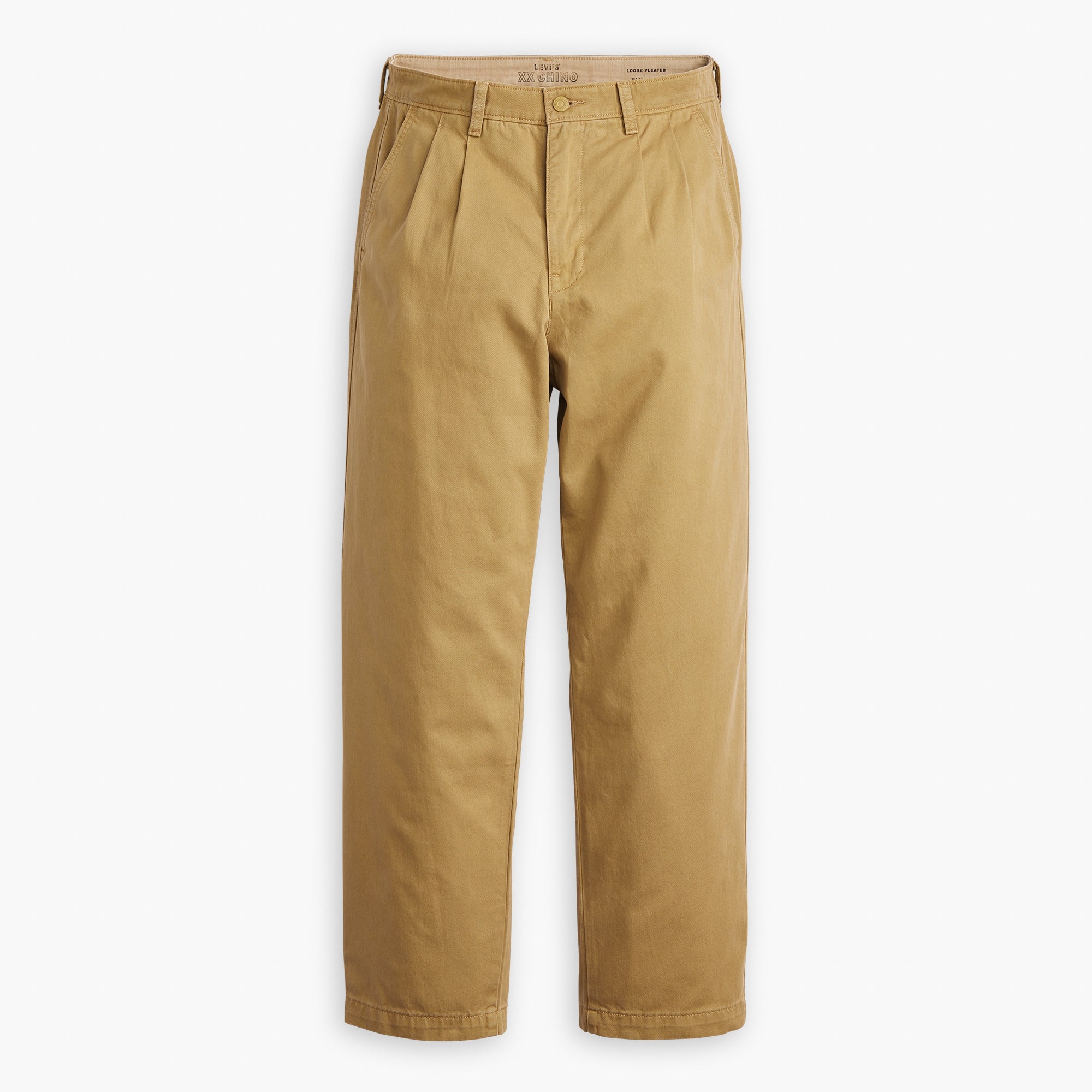 Levi's® XX Chino 打褶直腳褲| 男裝- British Khaki Non-stretch Twill