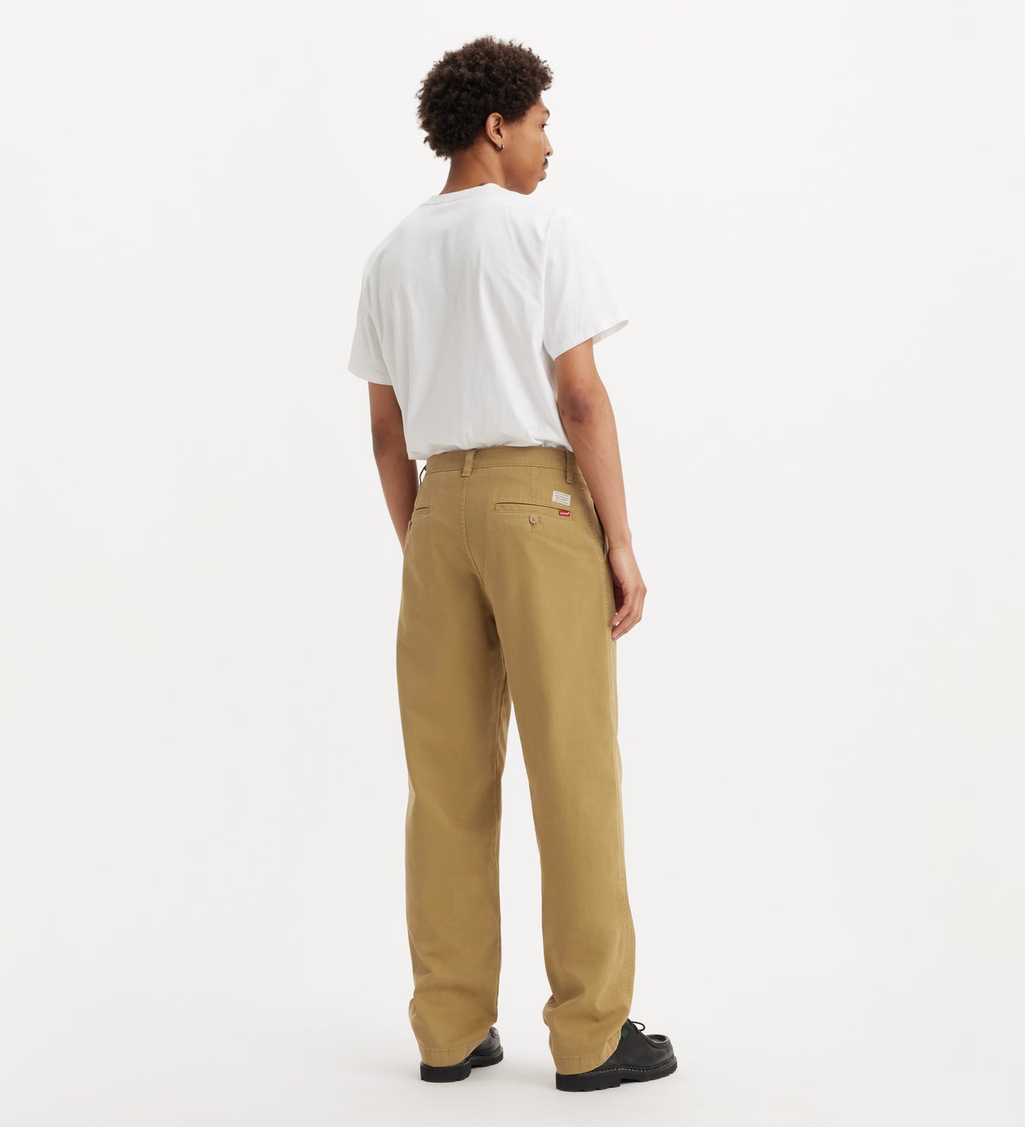 levi's® men's xx chino loose straight pleated pants A921100062832 British Khaki Non-stretch Twill Garment Dye – Levi's Hong Kong