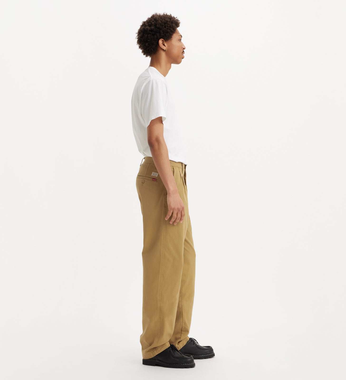 levi's® men's xx chino loose straight pleated pants A921100062832 British Khaki Non-stretch Twill Garment Dye – Levi's Hong Kong