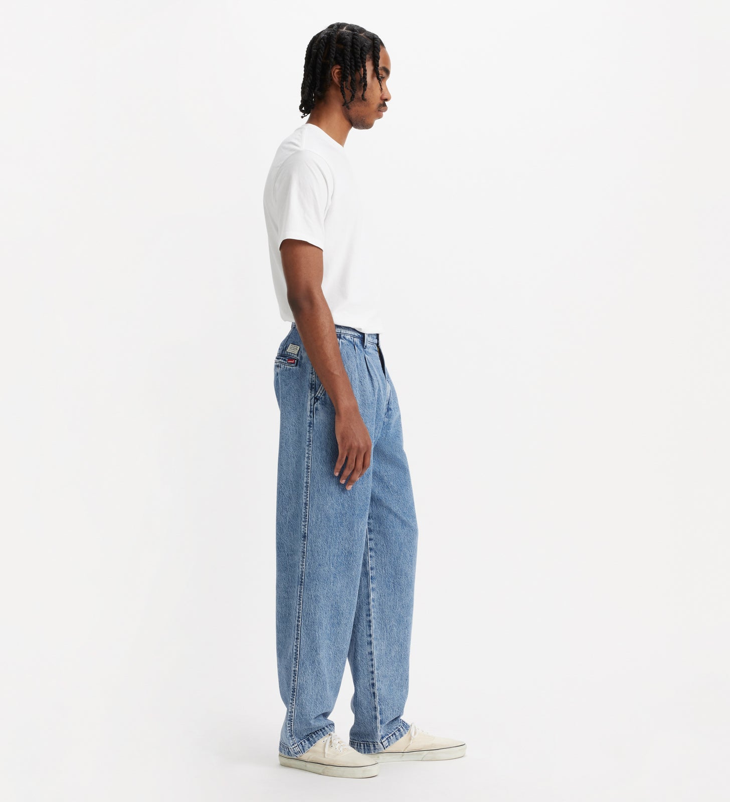 levi's® men's xx chino loose straight pleated pants A921100083032 Quarter Past Mid-Wash Denim – Levi's Hong Kong