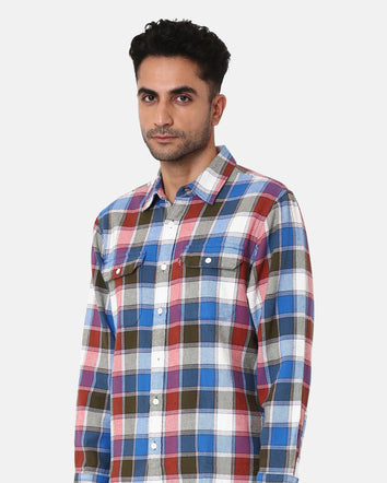 levi’s® men’s jackson worker overshirt 195730238XS- Walker Plaid Egret  – Levi's Hong Kong