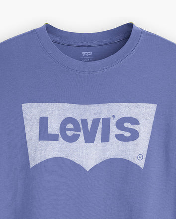 levi's® men's graphic vintage fit t-shirt 873730211XS- Wonky Batwing Garment Dye Bleached Denim  – Levi's Hong Kong
