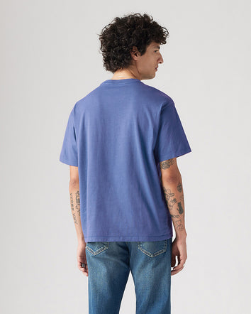 levi's® men's graphic vintage fit t-shirt 873730211XS- Wonky Batwing Garment Dye Bleached Denim  – Levi's Hong Kong