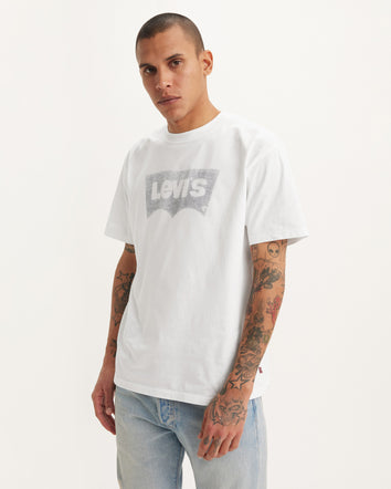 levi's® 印花復古版型t-shirt | 男裝 873730212XS- Wonky Batwing White+  – Levi's 香港