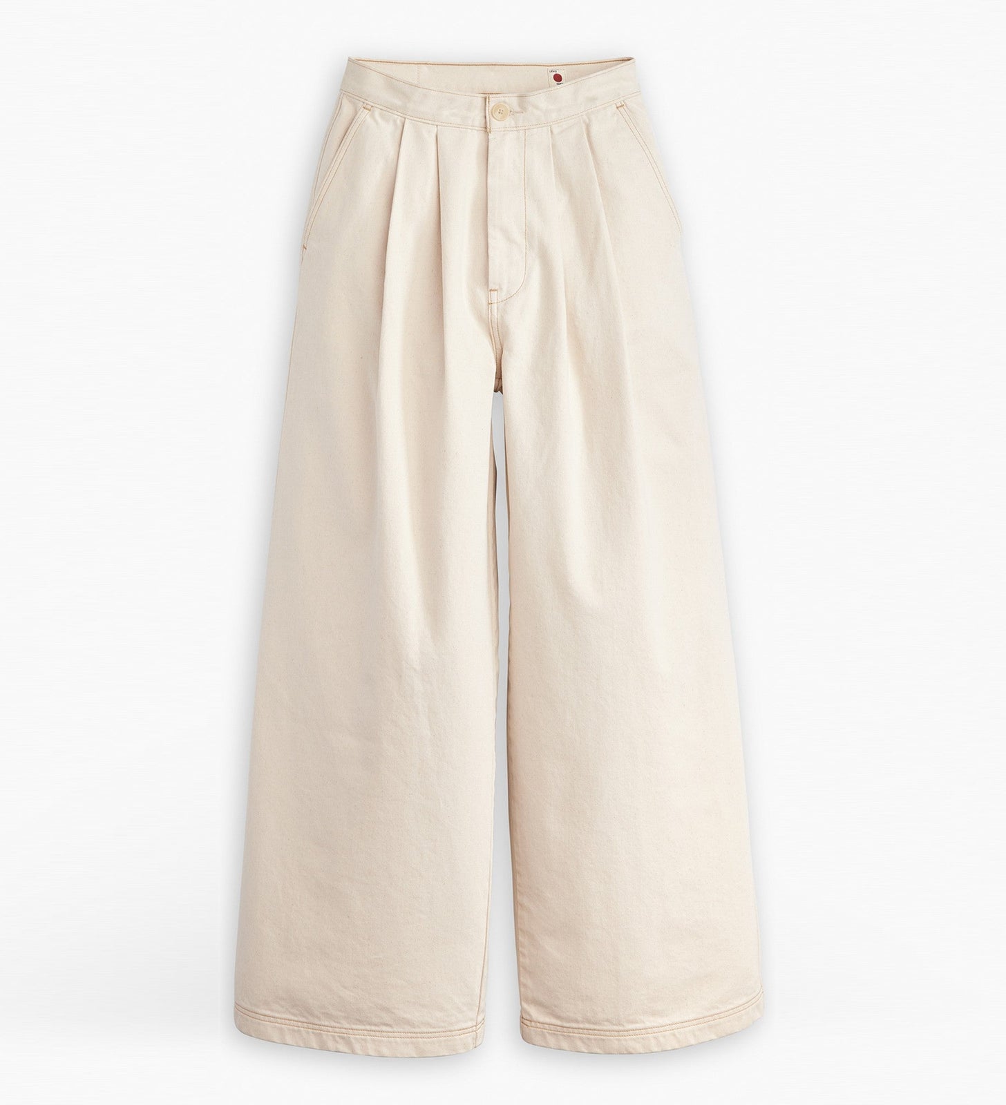 levi’s® 日本布料牛仔褶皺長褲| 女裝 000P400002630 Moj Soft Ecru – Levi's 香港