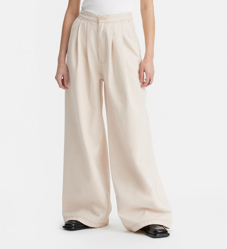 levi’s® 日本布料牛仔褶皺長褲| 女裝 000P400002630 Moj Soft Ecru – Levi's 香港