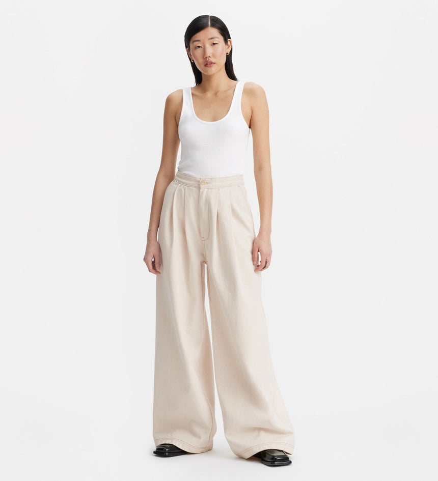 levi’s® 日本布料牛仔褶皺長褲| 女裝 000P400002630 Moj Soft Ecru – Levi's 香港