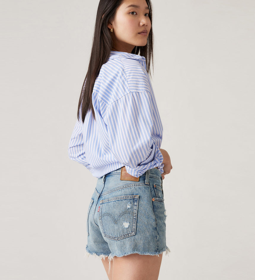 levi's® women's 501® original high-rise jean shorts 56327039024- Vague Finish – Levi's Hong Kong