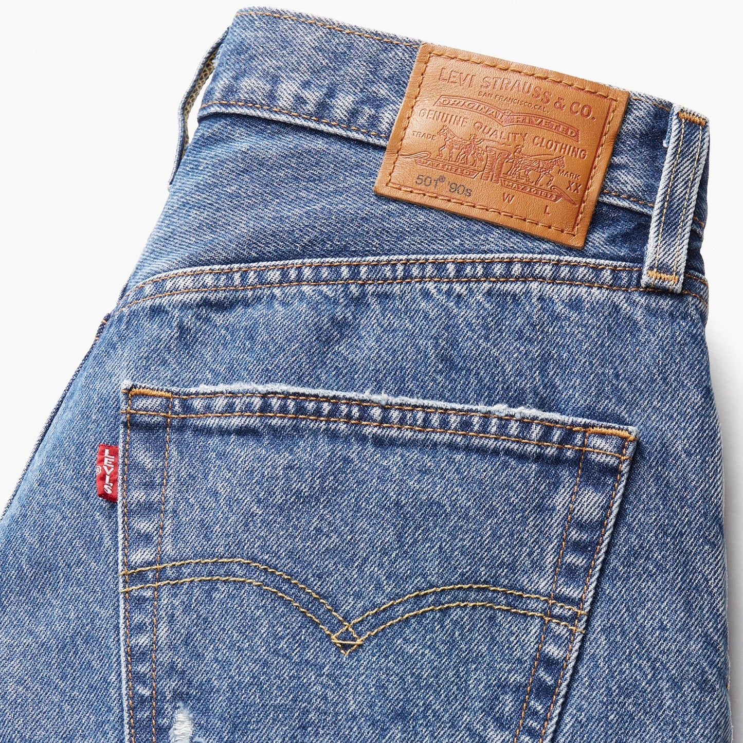 Levi's® 501 90年代 直腳剪裁牛仔褲 | 女裝