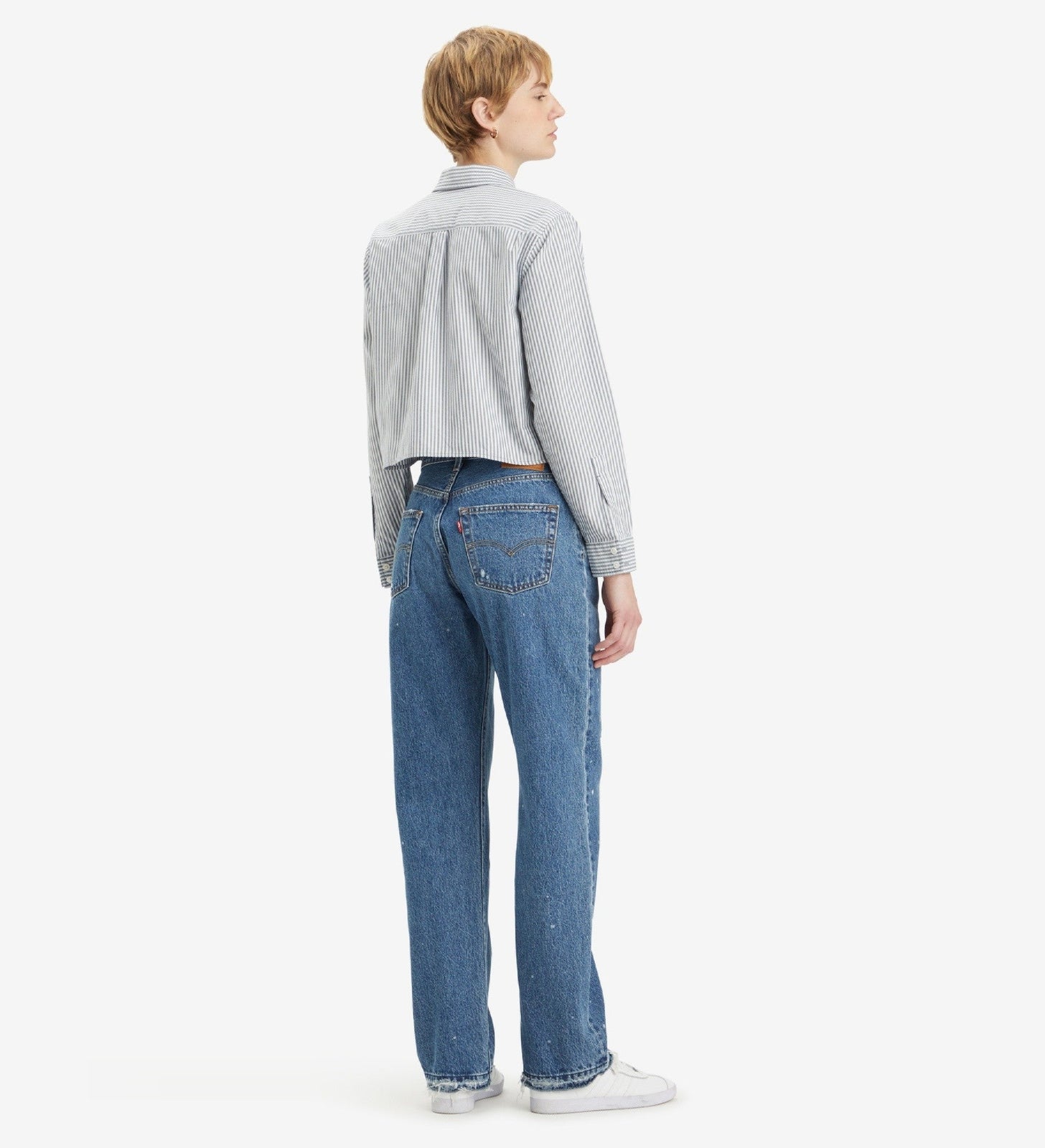 levi's® 501 90年代 直腳剪裁牛仔褲 | 女裝 A195900522428 Micro Damage – Levi's 香港