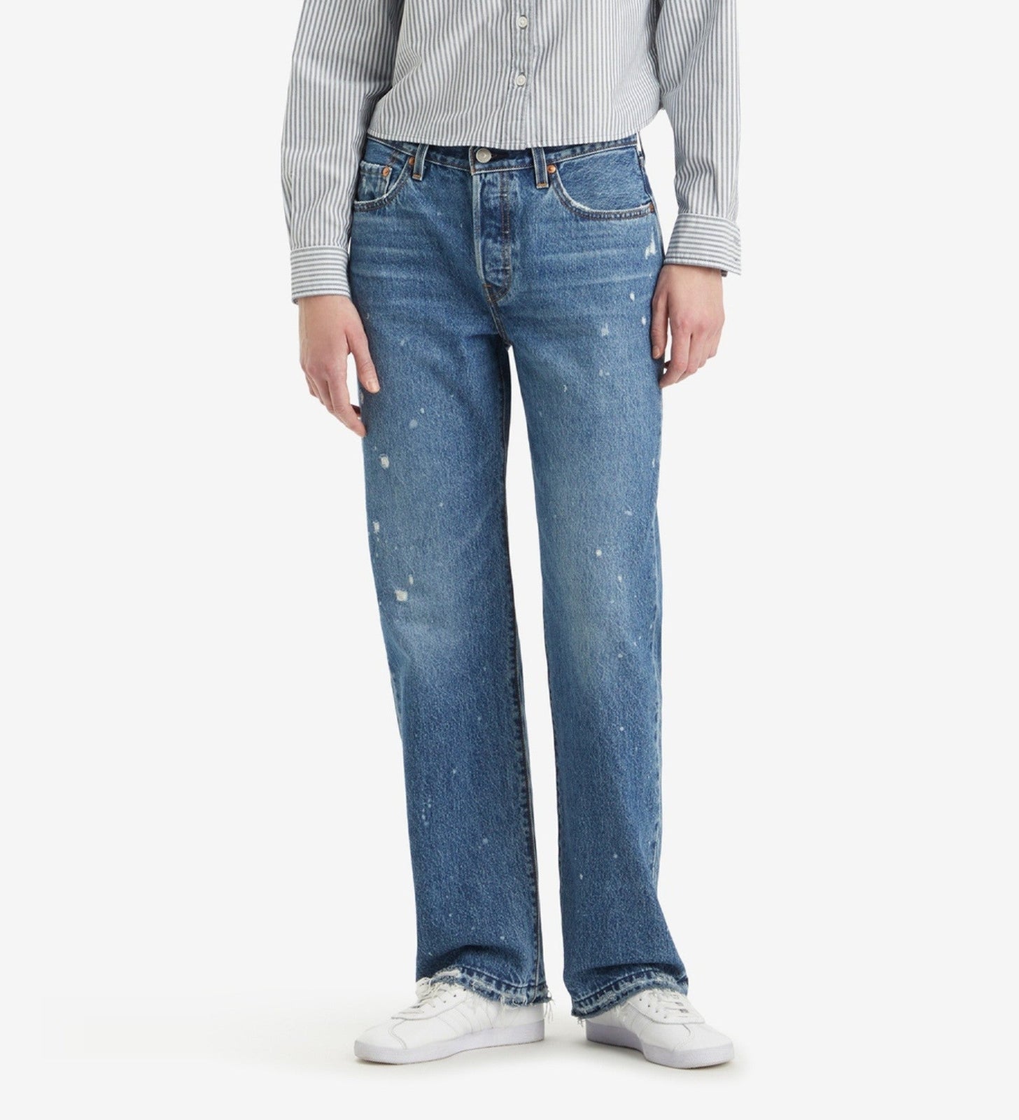 levi's® 501 90年代 直腳剪裁牛仔褲 | 女裝 A195900522428 Micro Damage – Levi's 香港