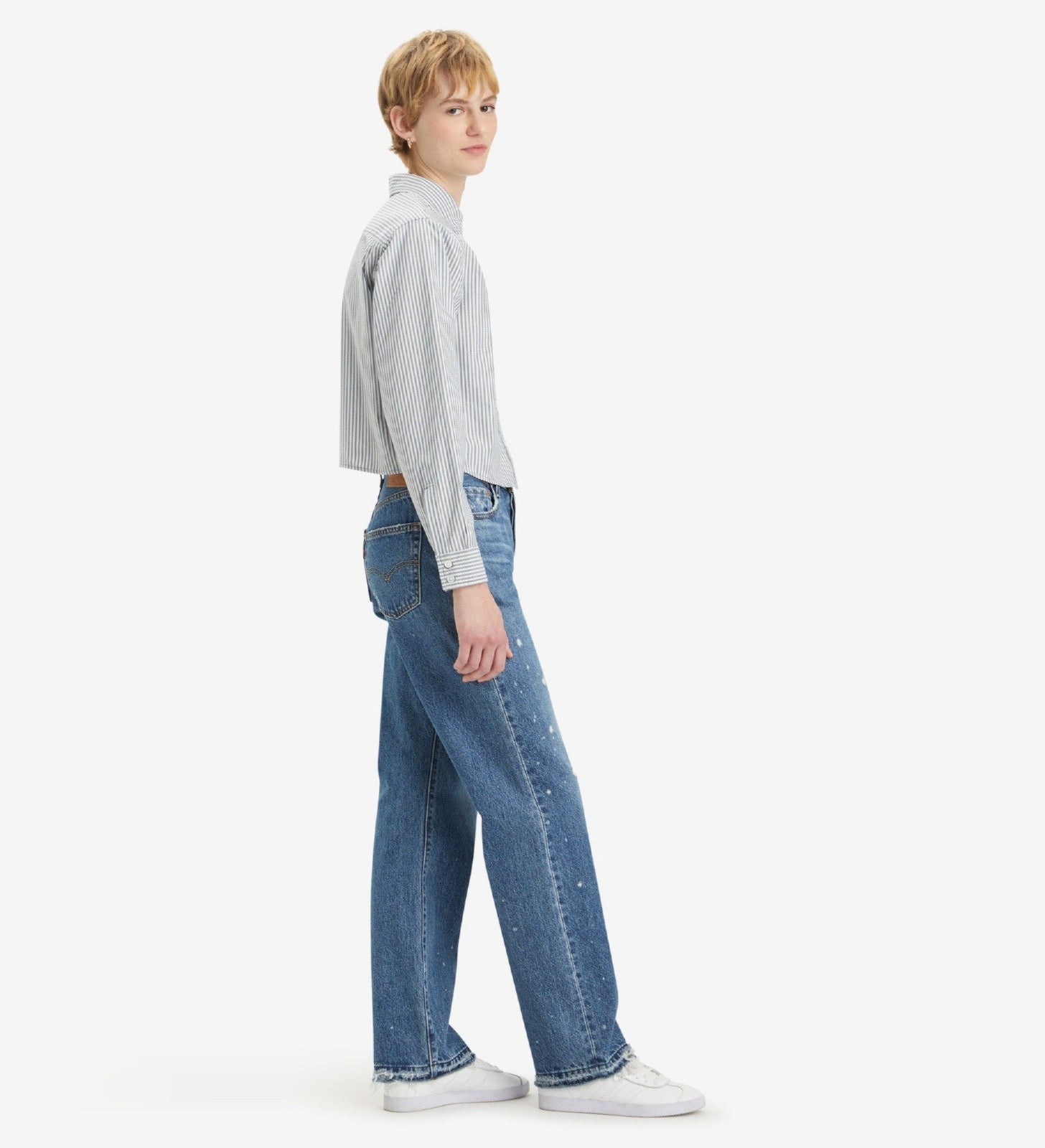 levi's® 501 90年代 直腳剪裁牛仔褲 | 女裝 A195900522428 Micro Damage – Levi's 香港