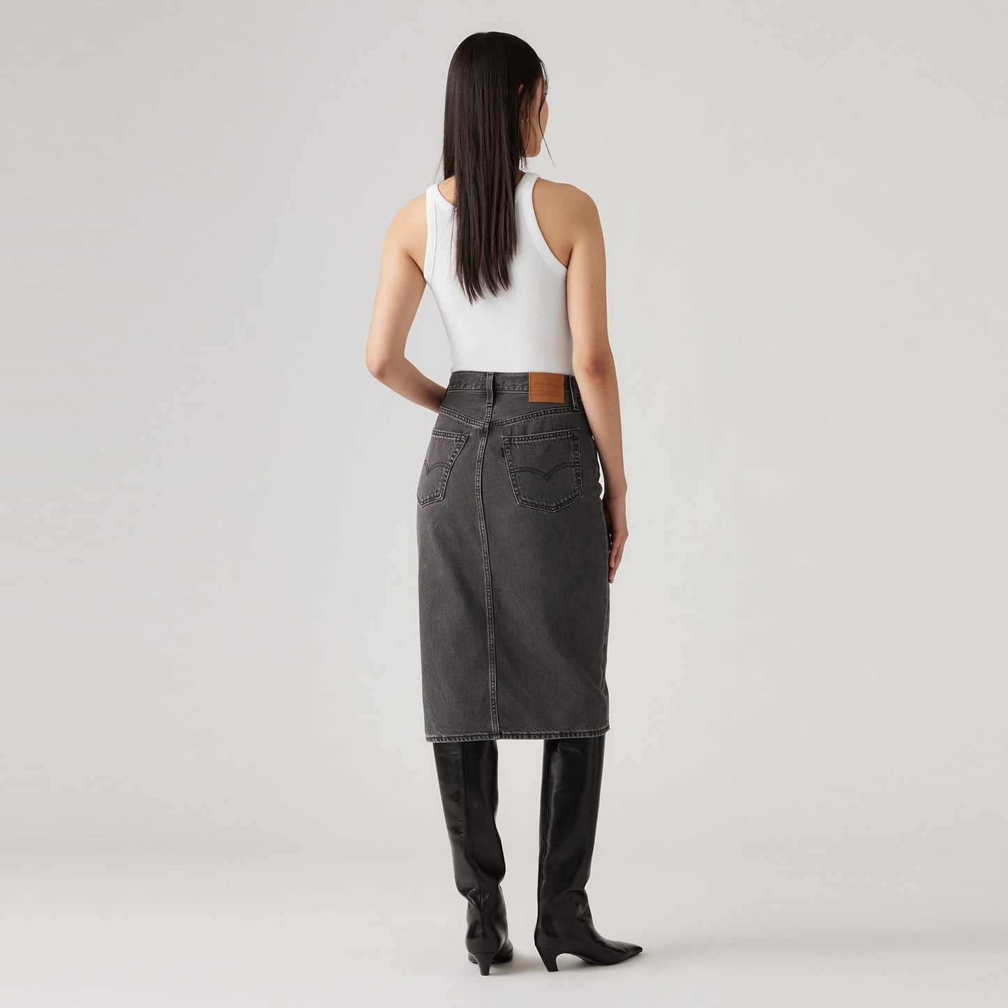 Levi's® 側開叉短裙 | 女裝