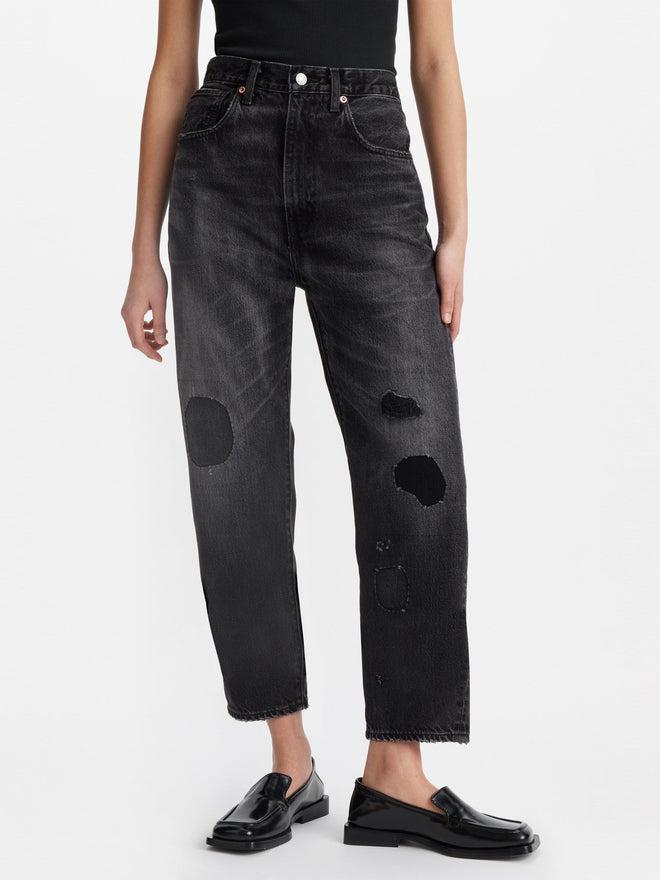 levi’s® women’s made in japan barrel jeans A5889000827- Mij Black Gold  – Levi's Hong Kong
