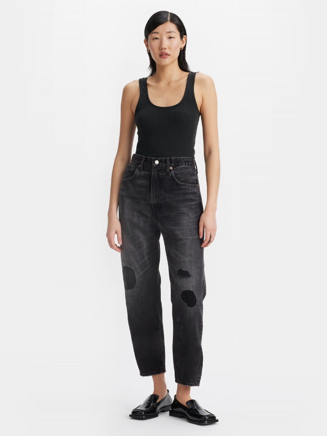 levi’s® women’s made in japan barrel jeans A5889000827- Mij Black Gold  – Levi's Hong Kong