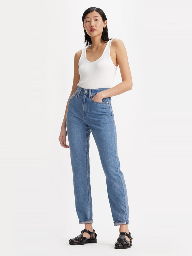 levi’s® women’s high-waisted boyfriend jeans A589300072427 Moj Blue Moon  – Levi's Hong Kong