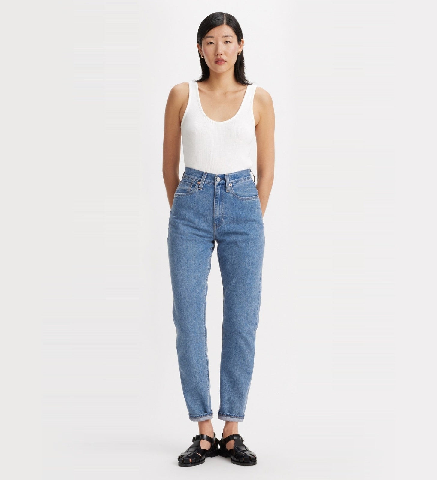 levi’s® women’s high-waisted boyfriend jeans A589300072427 Moj Blue Moon – Levi's Hong Kong