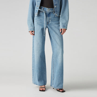Levi's® XL Straight牛仔褲 | 女裝 - Medium Indigo | Levi's HK