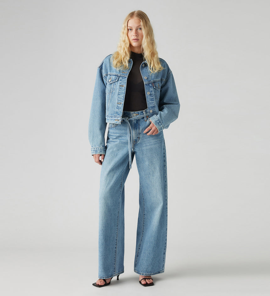 levi's® xl straight牛仔褲 | 女裝 - medium indigo | levi's hk A870100042329 Medium Indigo – Levi's 香港