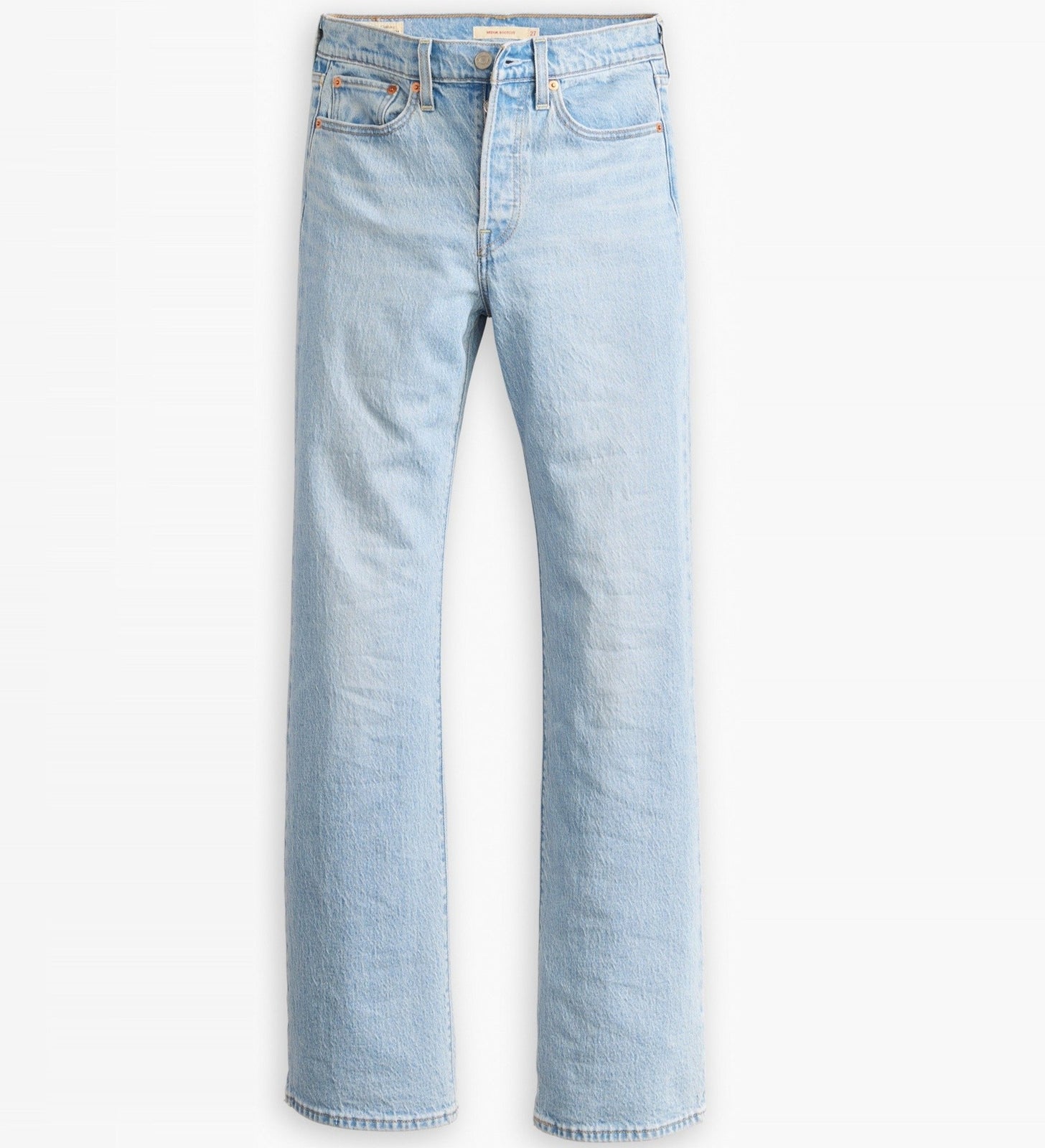 levi's® wedgie 高腰修身排釦直筒靴型牛仔褲 | 女裝 A871000032530 Hazy Shades – Levi's 香港